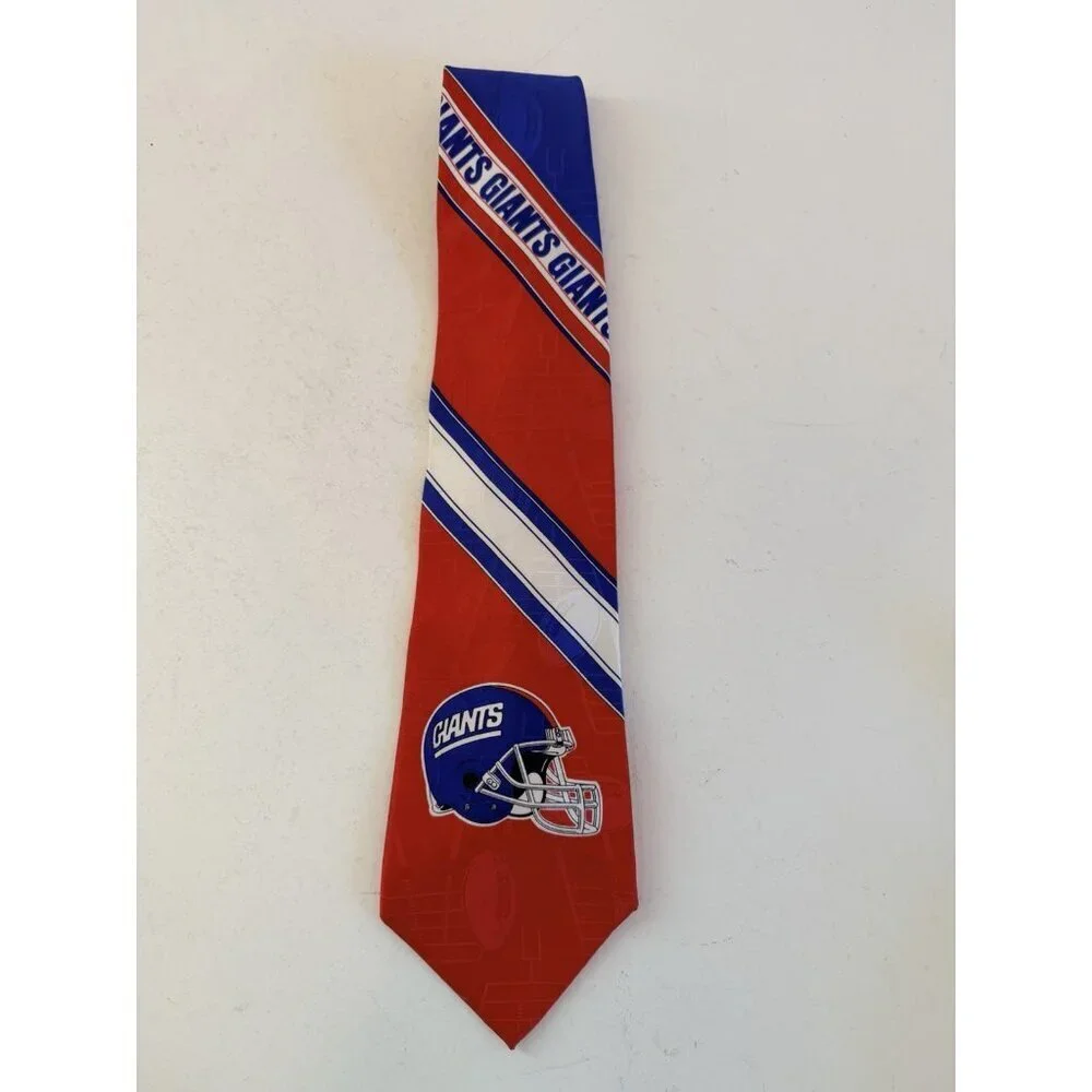 New York Giants Team NFL Men's Silk Necktie Tie 1996 Football Helmet Logo 57